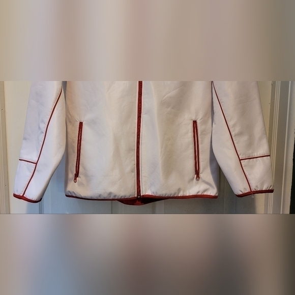 Men's White Super Bowl LIII Team ATL Voluteer Weatherproof Hoodie Size L Atlanta - Picture 3 of 10